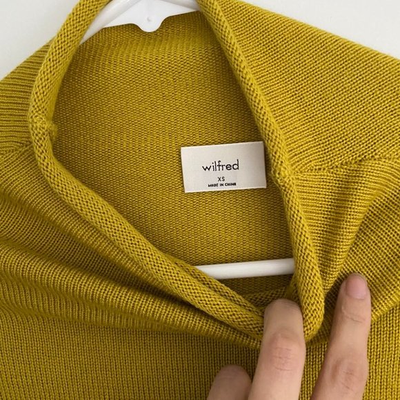 Aritzia Wilfred Cyprie Sweater 100% Merino Wool - Picture 5 of 6